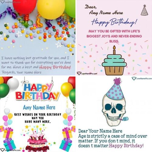 Happy Birthday Wishes Greeting & Cards With Name